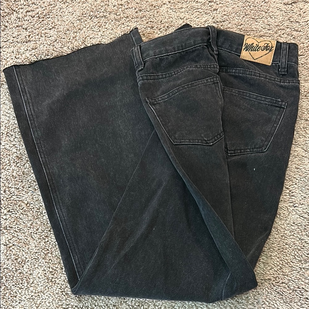 Never worn White Fox Wide leg xxs jeans